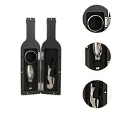 Maxbell Bottle Opener Set Portable Barware Pourer for Home Use Valentine's Day Gifts Small Red