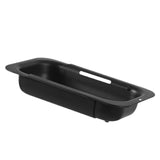 Maxbell Extendable Colander Strainer Sink Colander Strainer Basket for Fruits Dishes Black L