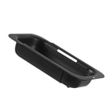 Maxbell Extendable Colander Strainer Sink Colander Strainer Basket for Fruits Dishes Black L