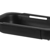 Maxbell Extendable Colander Strainer Sink Colander Strainer Basket for Fruits Dishes Black L