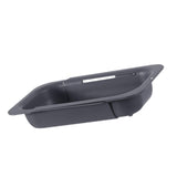 Maxbell Extendable Colander Strainer Sink Colander Strainer Basket for Fruits Dishes Dark Gray L