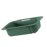 Maxbell Extendable Colander Strainer Sink Colander Strainer Basket for Fruits Dishes Green XL