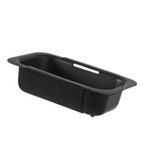 Maxbell Extendable Colander Strainer Sink Colander Strainer Basket for Fruits Dishes Black XL