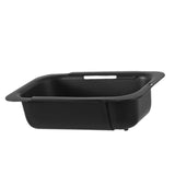 Maxbell Extendable Colander Strainer Sink Colander Strainer Basket for Fruits Dishes Black XL