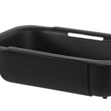 Maxbell Extendable Colander Strainer Sink Colander Strainer Basket for Fruits Dishes Black XL