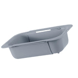 Maxbell Extendable Colander Strainer Sink Colander Strainer Basket for Fruits Dishes Light Gray XL