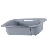 Maxbell Extendable Colander Strainer Sink Colander Strainer Basket for Fruits Dishes Light Gray XL