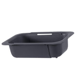 Maxbell Extendable Colander Strainer Sink Colander Strainer Basket for Fruits Dishes Dark Gray  XL