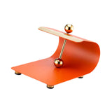 Maxbell Paper Napkin Holder Stainless Steel Memos Napkin Dispenser for Dinning Table brown red