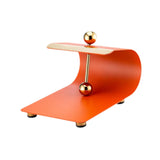 Maxbell Paper Napkin Holder Stainless Steel Memos Napkin Dispenser for Dinning Table brown red