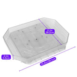 Maxbell Turntable Organizer for Refrigerator Kitchen Spice Rack for Apartment Pantry