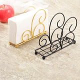 Maxbell Table Tissue Storage Holder Standing Napkin Dispenser for Cafe Party Kitchen Black