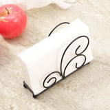 Maxbell Table Tissue Storage Holder Standing Napkin Dispenser for Cafe Party Kitchen Black