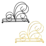 Maxbell Table Tissue Storage Holder Standing Napkin Dispenser for Cafe Party Kitchen Black