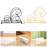 Maxbell Table Tissue Storage Holder Standing Napkin Dispenser for Cafe Party Kitchen Black