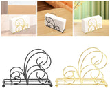 Maxbell Table Tissue Storage Holder Standing Napkin Dispenser for Cafe Party Kitchen Black