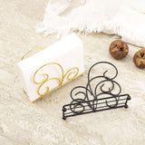 Maxbell Table Tissue Storage Holder Standing Napkin Dispenser for Cafe Party Kitchen Black