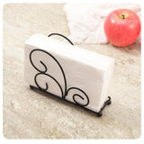 Maxbell Table Tissue Storage Holder Standing Napkin Dispenser for Cafe Party Kitchen Black