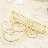 Maxbell Table Tissue Storage Holder Standing Napkin Dispenser for Cafe Party Kitchen Gold