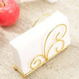 Maxbell Table Tissue Storage Holder Standing Napkin Dispenser for Cafe Party Kitchen Gold