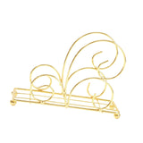 Maxbell Table Tissue Storage Holder Standing Napkin Dispenser for Cafe Party Kitchen Gold