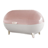 Maxbell Desktop Storage Box Clear Modern Jewelry Tray for Shelf Entrance Living Room pink