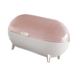 Maxbell Desktop Storage Box Clear Modern Jewelry Tray for Shelf Entrance Living Room pink