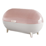 Maxbell Desktop Storage Box Clear Modern Jewelry Tray for Shelf Entrance Living Room pink