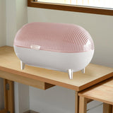 Maxbell Desktop Storage Box Clear Modern Jewelry Tray for Shelf Entrance Living Room pink