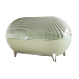 Maxbell Desktop Storage Box Clear Modern Jewelry Tray for Shelf Entrance Living Room green