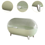 Maxbell Desktop Storage Box Clear Modern Jewelry Tray for Shelf Entrance Living Room green