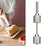 Maxbell 2x Whipped Cream Dispenser Injector Tips for Cream Whipper Household Dessert