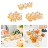 Maxbell Dried Fruit Tray Nut and Candy Serving Tray with Lid for Living Room 3 grids