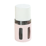 Maxbell 4 in 1 Travel Bottles Compact Travel Containers for Hair Conditioner Shampoo Round Pink
