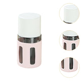 Maxbell 4 in 1 Travel Bottles Compact Travel Containers for Hair Conditioner Shampoo Round Pink