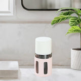 Maxbell 4 in 1 Travel Bottles Compact Travel Containers for Hair Conditioner Shampoo Round Pink