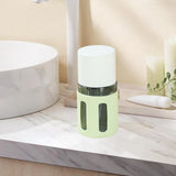 Maxbell 4 in 1 Travel Bottles Compact Travel Containers for Hair Conditioner Shampoo Round Green