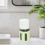 Maxbell 4 in 1 Travel Bottles Compact Travel Containers for Hair Conditioner Shampoo Round Green