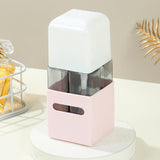 Maxbell 4 in 1 Travel Bottles Compact Travel Containers for Hair Conditioner Shampoo Square Pink