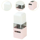 Maxbell 4 in 1 Travel Bottles Compact Travel Containers for Hair Conditioner Shampoo Square Pink
