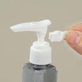 Maxbell 4 in 1 Travel Bottles Compact Travel Containers for Hair Conditioner Shampoo Square Pink