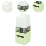 Maxbell 4 in 1 Travel Bottles Compact Travel Containers for Hair Conditioner Shampoo Square Green