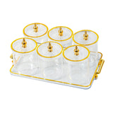 Maxbell Dry Fruit Tray with Lid Multipurpose Appetizer Tray for Party Holiday Snacks clear