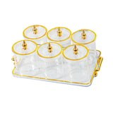 Maxbell Dry Fruit Tray with Lid Multipurpose Appetizer Tray for Party Holiday Snacks clear