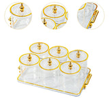Maxbell Dry Fruit Tray with Lid Multipurpose Appetizer Tray for Party Holiday Snacks clear