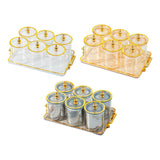 Maxbell Dry Fruit Tray with Lid Multipurpose Appetizer Tray for Party Holiday Snacks clear