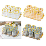 Maxbell Dry Fruit Tray with Lid Multipurpose Appetizer Tray for Party Holiday Snacks clear