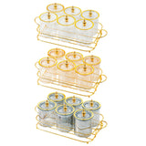 Maxbell Dried Fruit Snack Serving Plate Multipurpose for Living Room Fruit Seasoning Clear
