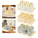 Maxbell Dried Fruit Snack Serving Plate Multipurpose for Living Room Fruit Seasoning Clear