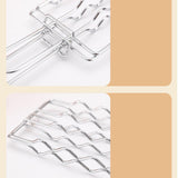 Maxbell Sausage Rack Grill Basket Grill Mesh Clip Holder for Grilling Fruits Seafood